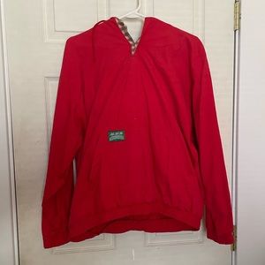 vintage red tourist hoodie